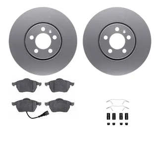 R1 Concepts WDUH1-74102 Carbon Series Brake Rotors W/ 5000 Oep Brake Pads & Hdw